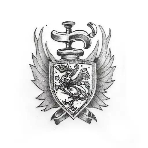 Love Lock Coat Of Arms