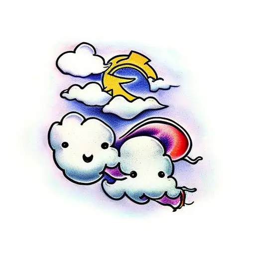 Cloud Representing A Family Member That Passed Away