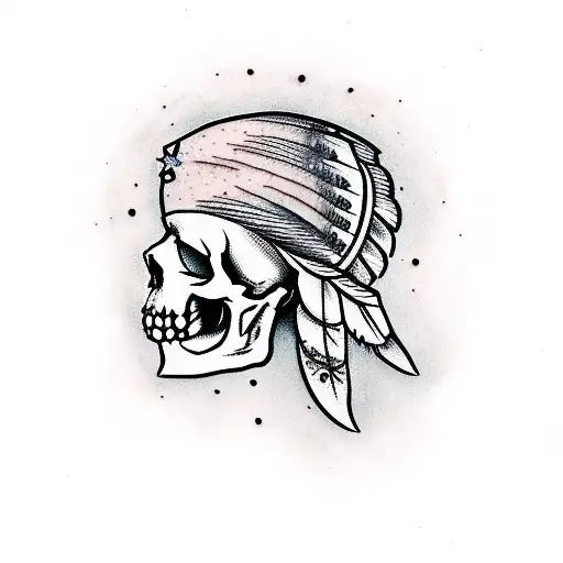 Indian Skull Profile