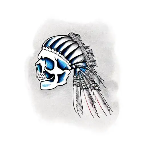 Indian Skull Profile