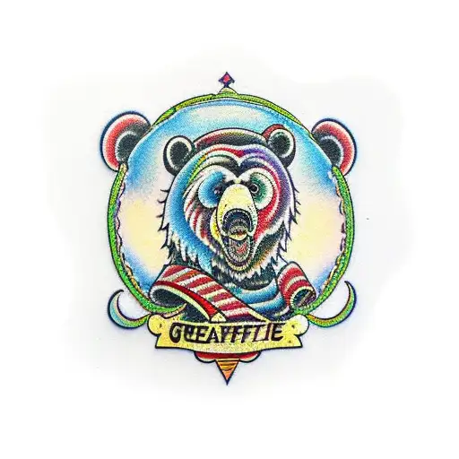 Grateful Dead Bear With Name