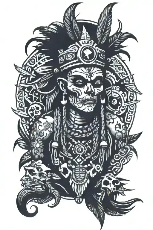 Black And White Witch Doctor