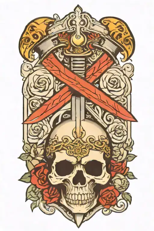 Sword In A Skull