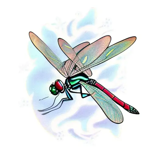 Dragonfly With Ice Skates