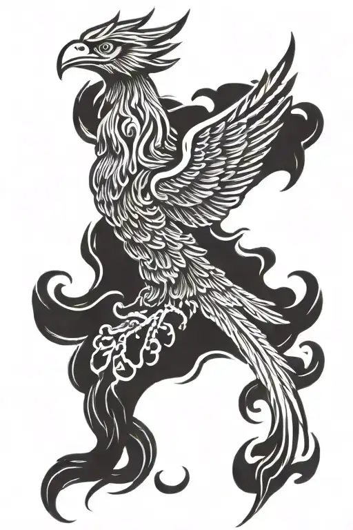 Phoenix Rising From The Ashes