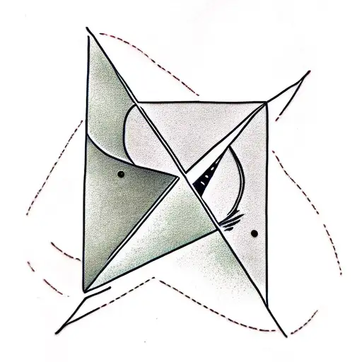 Triangle With A Bonsai Tree