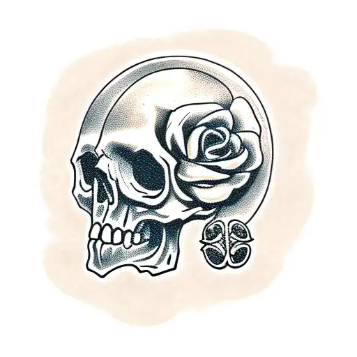 Skull And Roses