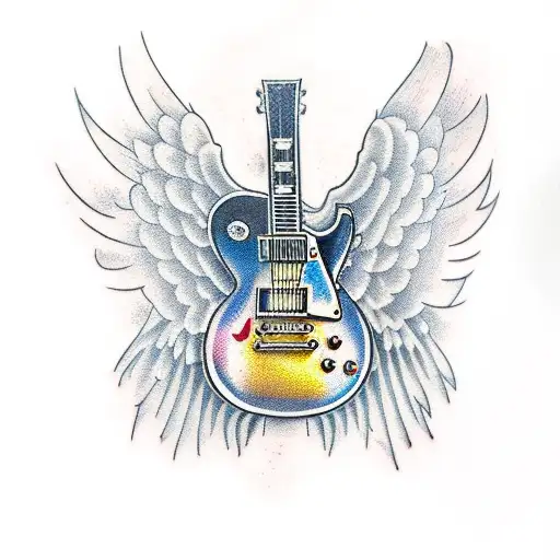 Lespaul Guitar With Side Wings