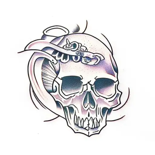 Skull With
