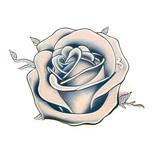 Dagger Going Through A Rose