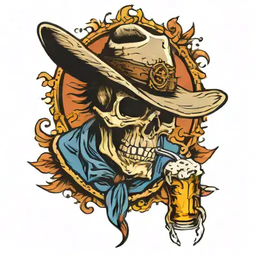 Skull Cowboy Beer