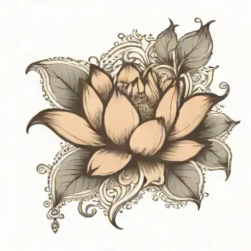 Lotus Flower Boho Mendala