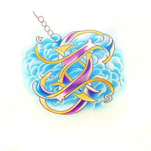 Infinity Symbol With Names Siya And Heena