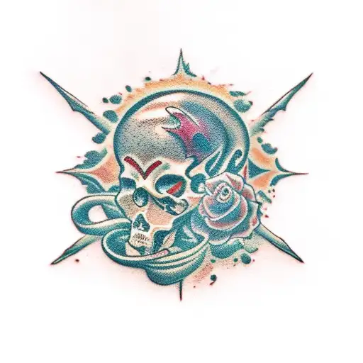 The Word Chaos In Death Metal Lettering