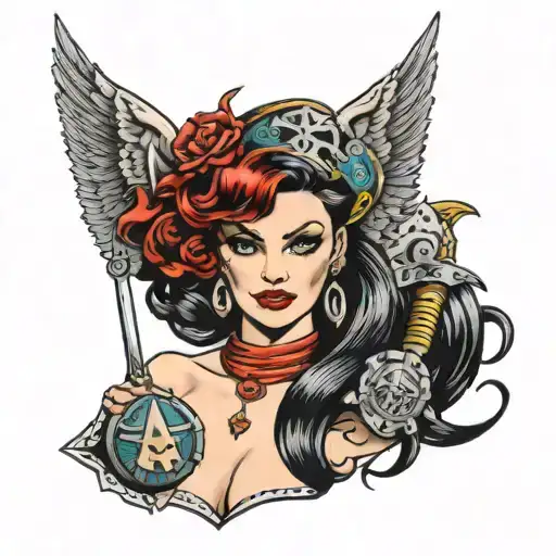 Warhammer Pinup Girl