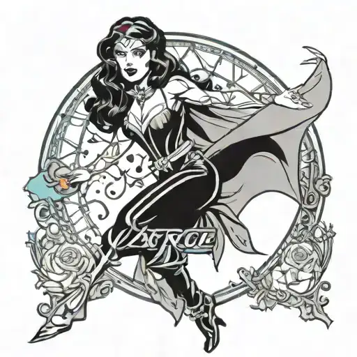 Wanda Maximoff From Marvel As Arcane Character