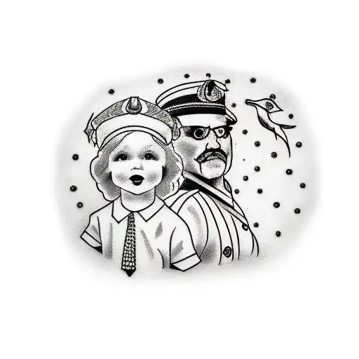 3 Daughters With Father