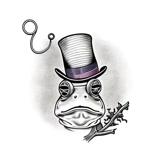 Frog With Top Hat