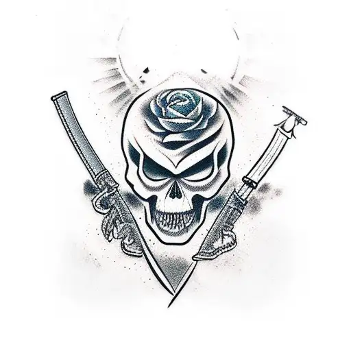 Katana Old Skull Ukraine War