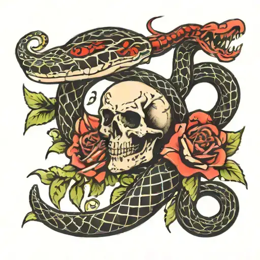 Skul And Snake