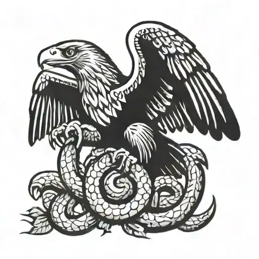 Eagle And Snake