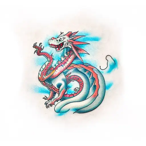 Haku From Spirited Away In His Dragon Form