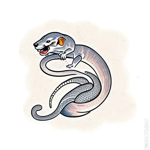 Mongoose Fighting Snake