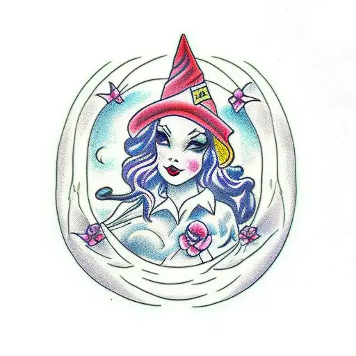 Incorporate Cute Witches And Nature Into A