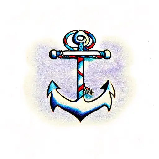 Anchor With Swallow