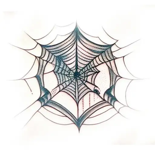 Spider Web Sleeve With Small Spiders