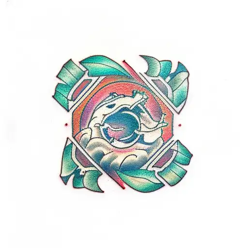 Adrenaline Symbol Merged With A Camera Shutter