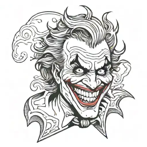 Joker Heavy Smile Realistic