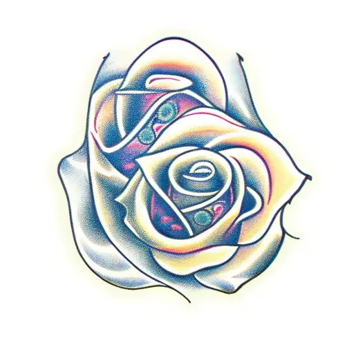 Two Swords With A Rose