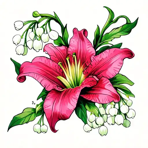 Ee Ea With Lily Of The Valley Flower