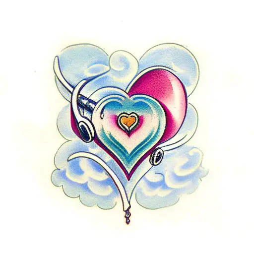 Love Heart Music Notes