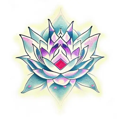 Lotus Flower With Snakes