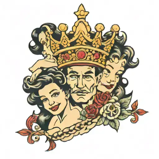 Family And Crown And Alchol