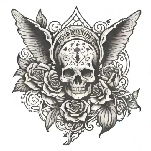 Gothic Style Tattoo With