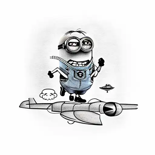Minion And Airplane