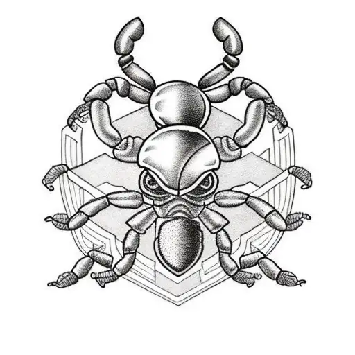 Scorpion With Claymore