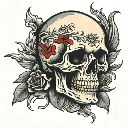 Skull And Blood
