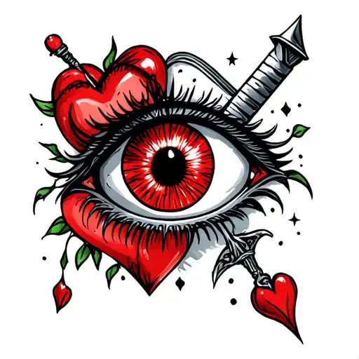 Eye Heart Dagger