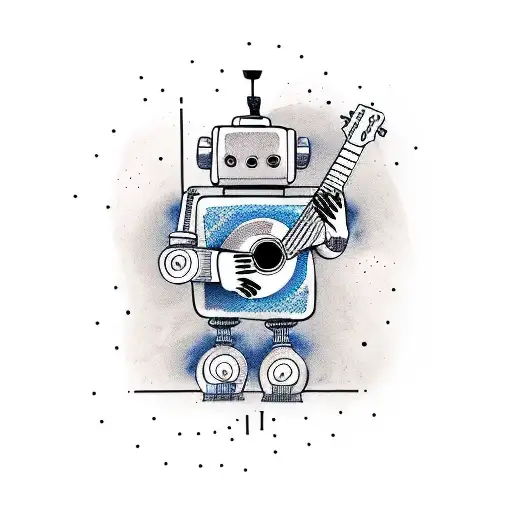 Robot With A Guitar