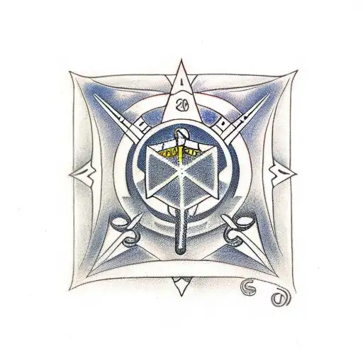 Odins Cross 2 Dice Showing A Combination Of 7