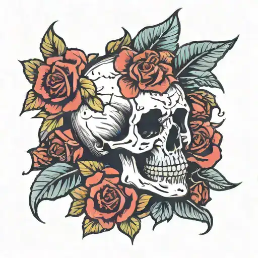 Skull And Roses