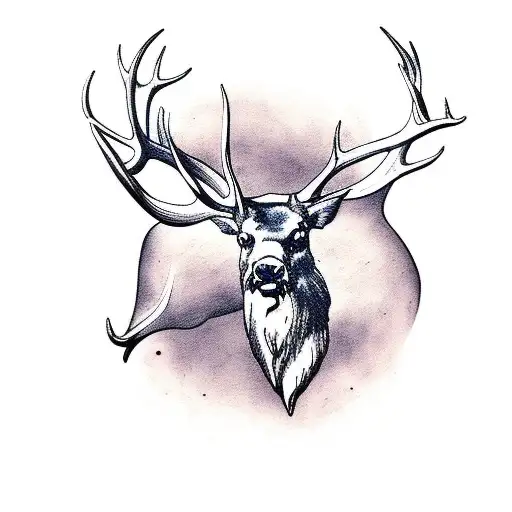 Elk Antlers With Date