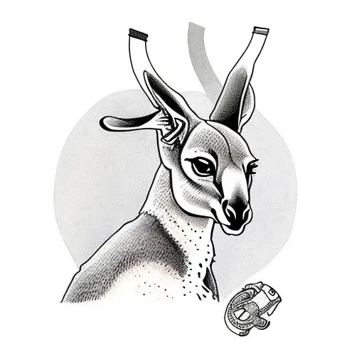 Kangaroo With Tommy Gun