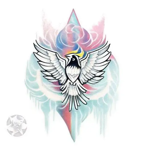 Raven Graceful Sweeping Wings Regal