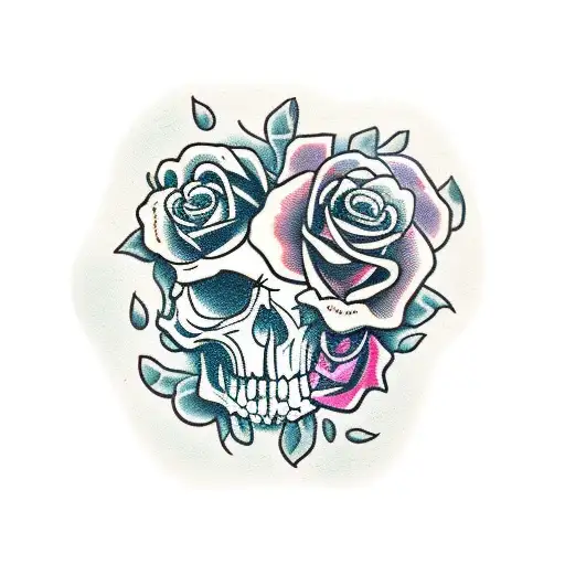Skull And Roses