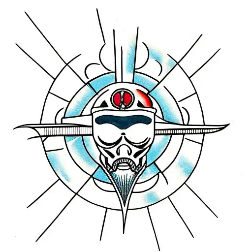 Faceless Red Ancient Sun Asymmetric